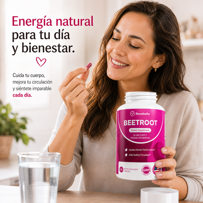Beetroot Circulación Activa — Flujo Sanguíneo Optimizado. 100% Natural, Complemento Dietético